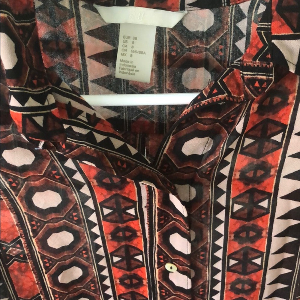 HM Multicolored Blouse - Picture 2 of 2